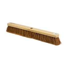 24" Newman and Cole Natural Coco Broom Head with Hole