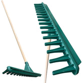 Big Plastic Rake Head with Wooden Handle