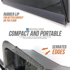 Newman and Cole Large Black Garden Dustpan