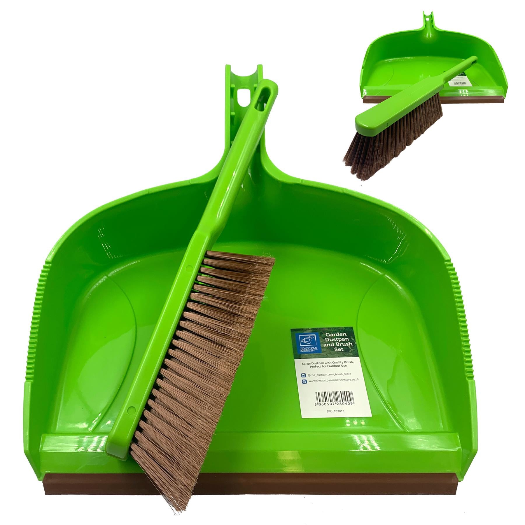 Large Outdoor Garden Dustpan and Brush Set - The Dustpan and Brush Store
