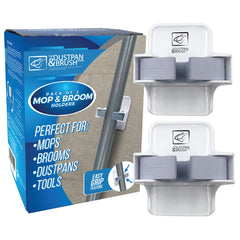 Broom & Mop Holder - Pack of 2