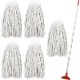 TDBS Red Kentucky Mop Set - 5 Heads