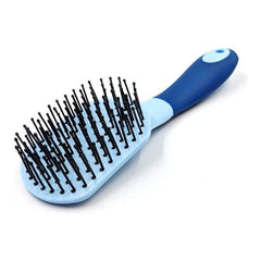 Charles Bentley Slip-Not Equestrian Horse Grooming Cleaning Brush Kit Blue Set