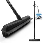 Rubber Broom with Extending Handle | Pet Hair Remover Brush