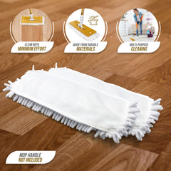 Bamboo Noodle Mop Head Refills - Pack of 2