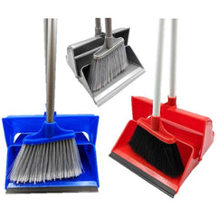 Long Handled Hooded Dustpan and Brush Set