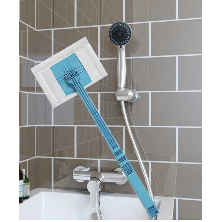 Tile Sponge Cleaner Bathroom Squeegee Extendable Handle