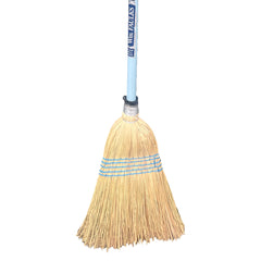 Traditional Corn Broom Besom Long Handled Sweeping Brush