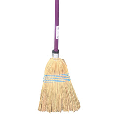 Traditional Corn Broom Besom Long Handled Sweeping Brush