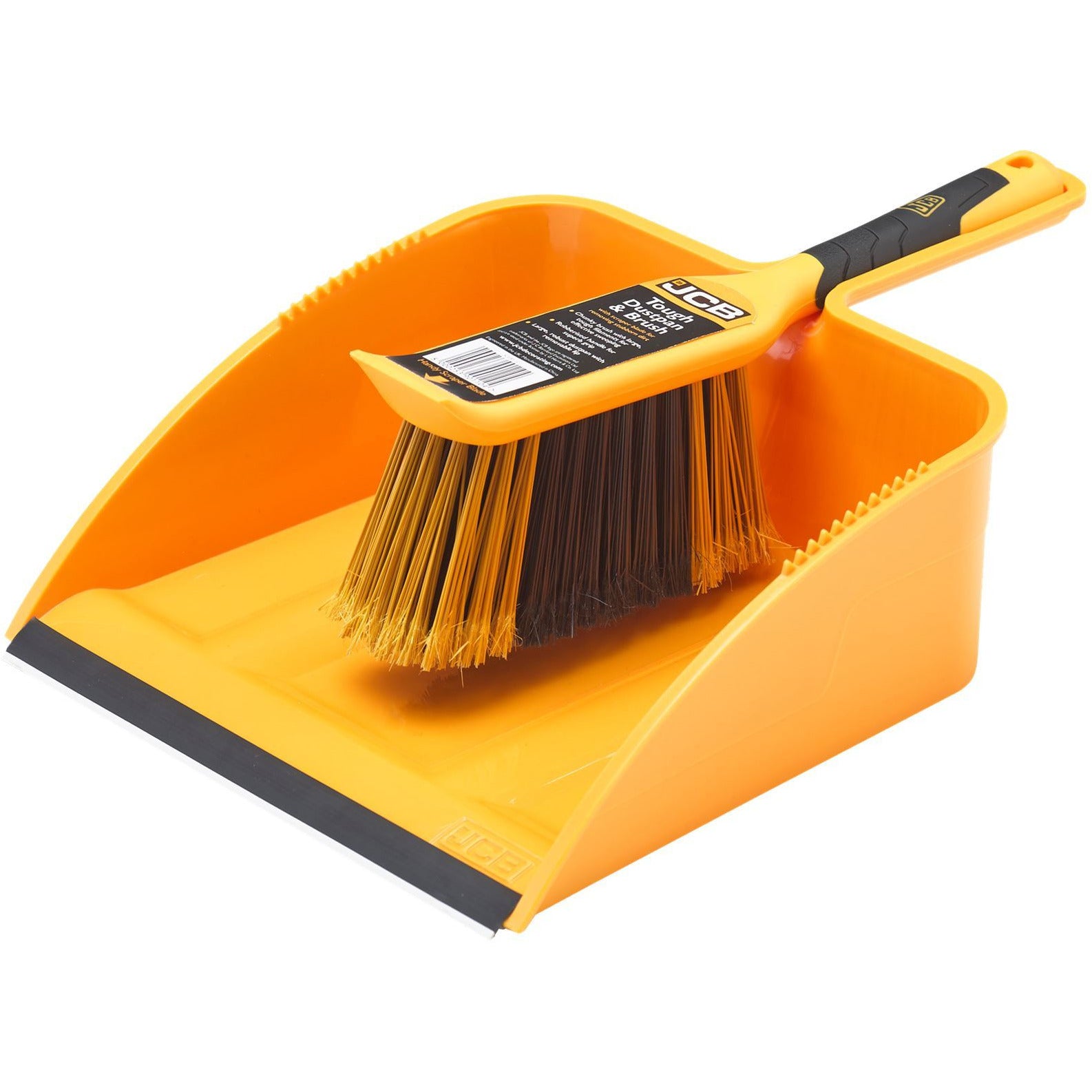 JCB Ultimate Strong Trade Tough Large Dustpan and Brush Set - The Dustpan and Brush Store