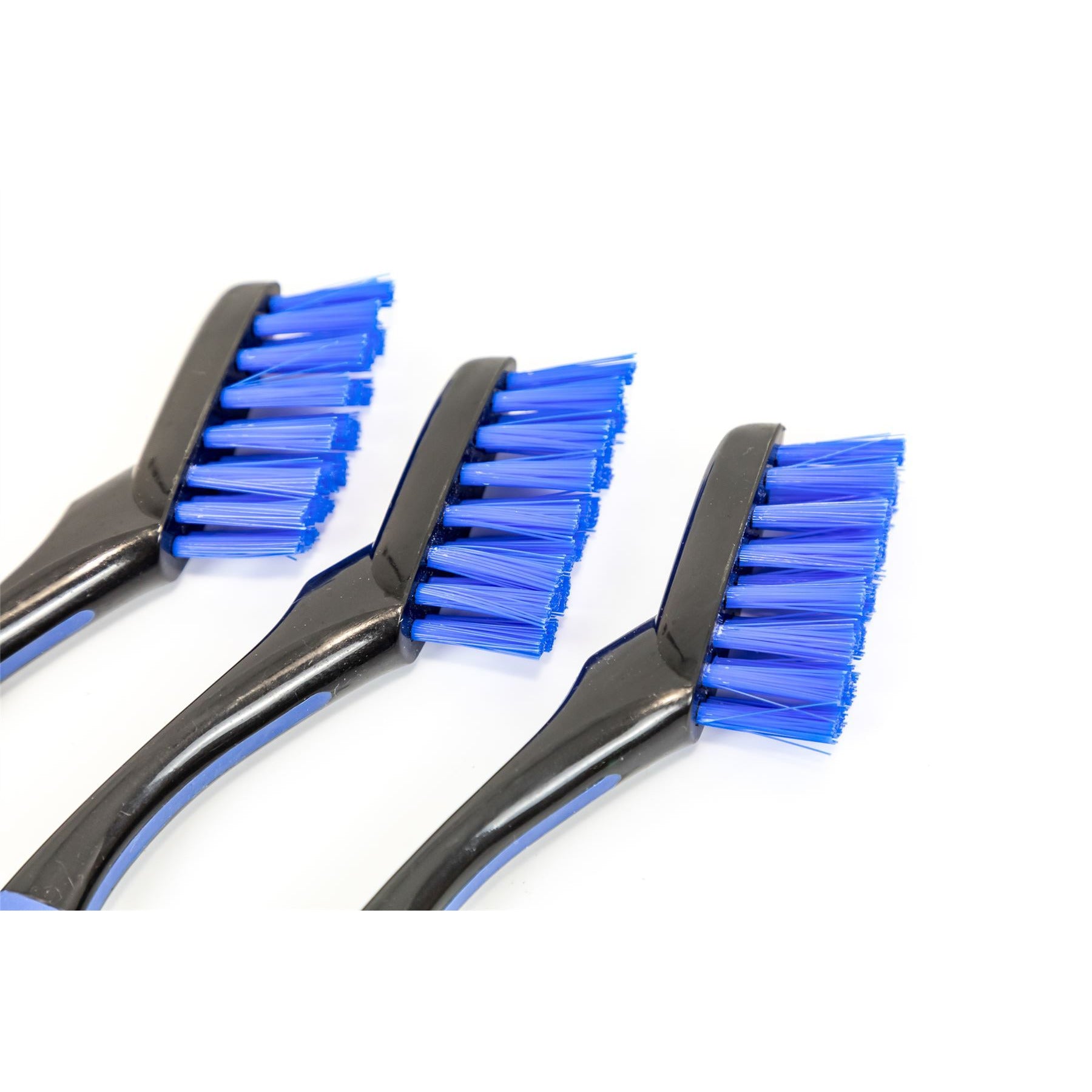 Pack of 3 Grout Cleaning Brush Small Narrow Plastic with Stiff Bristle - The Dustpan and Brush Store