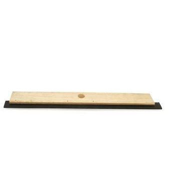 24" Floor Squeegee Wooden Stock and Rubber Blade Head Only - The Dustpan and Brush Store