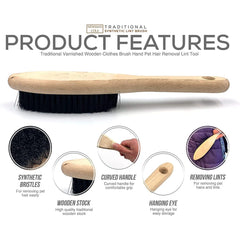 Newman and Cole Wooden Clothes Brush