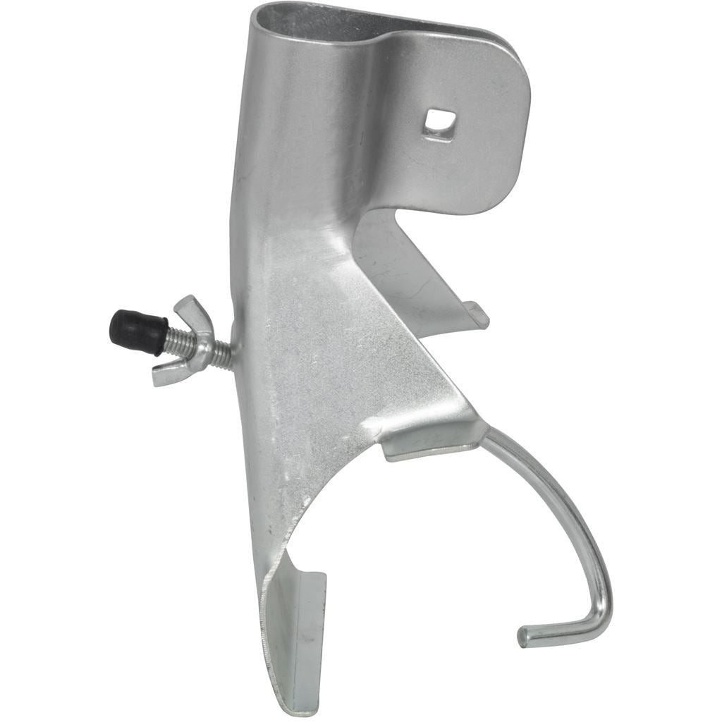 Big Brush Metal Clamp with Wing Nut Saddle Back Broom Brush Bracket Socket Clamp - The Dustpan and Brush Store