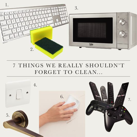 7 Things we really shouldn’t forget to clean!