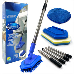 Bathroom Cleaning Set with 4 Piece Handle