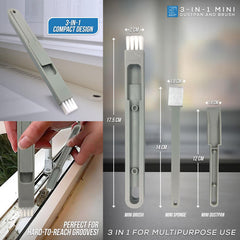 4 in 1 Micro Dustpan and Brush Set specifications and dimensions 