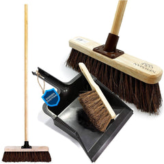 Dustpan and Brush with Broom Set