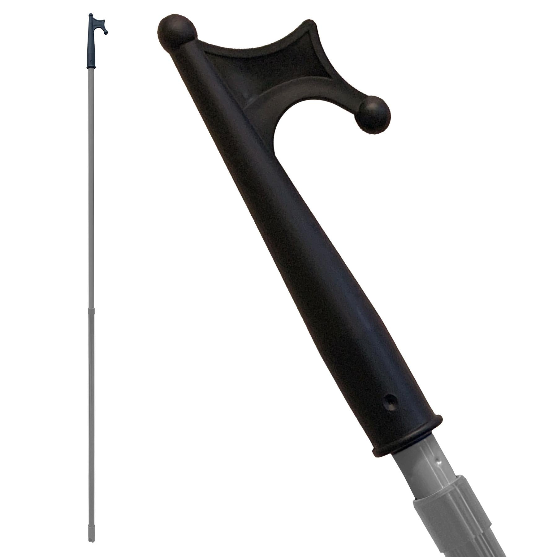 Telescopic Boat Hook 126–220cm | Grey Handle