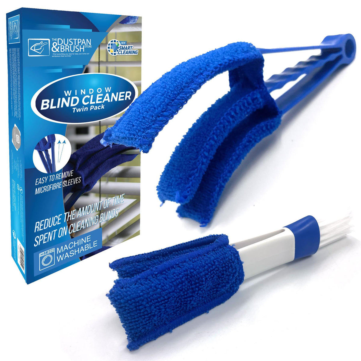 Window Slat Cleaner Microfibre Blind Cleaner Set with Brush – The Dustpan and Brush Store