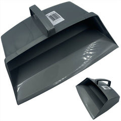 Addis Closed Hooded Plastic Dustpan in Silver / Grey