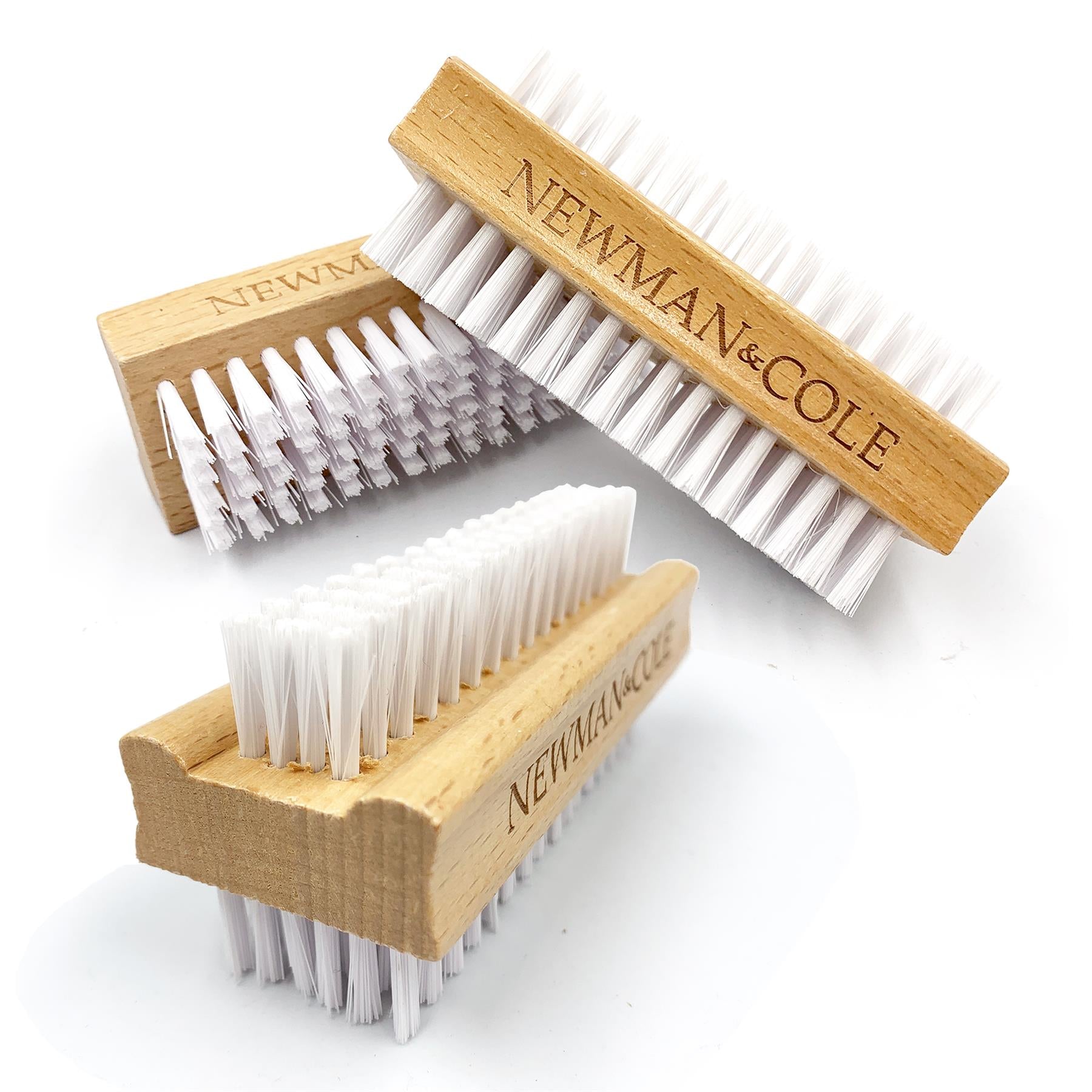 Newman and Cole Wooden Nail Brush - Pack of 3