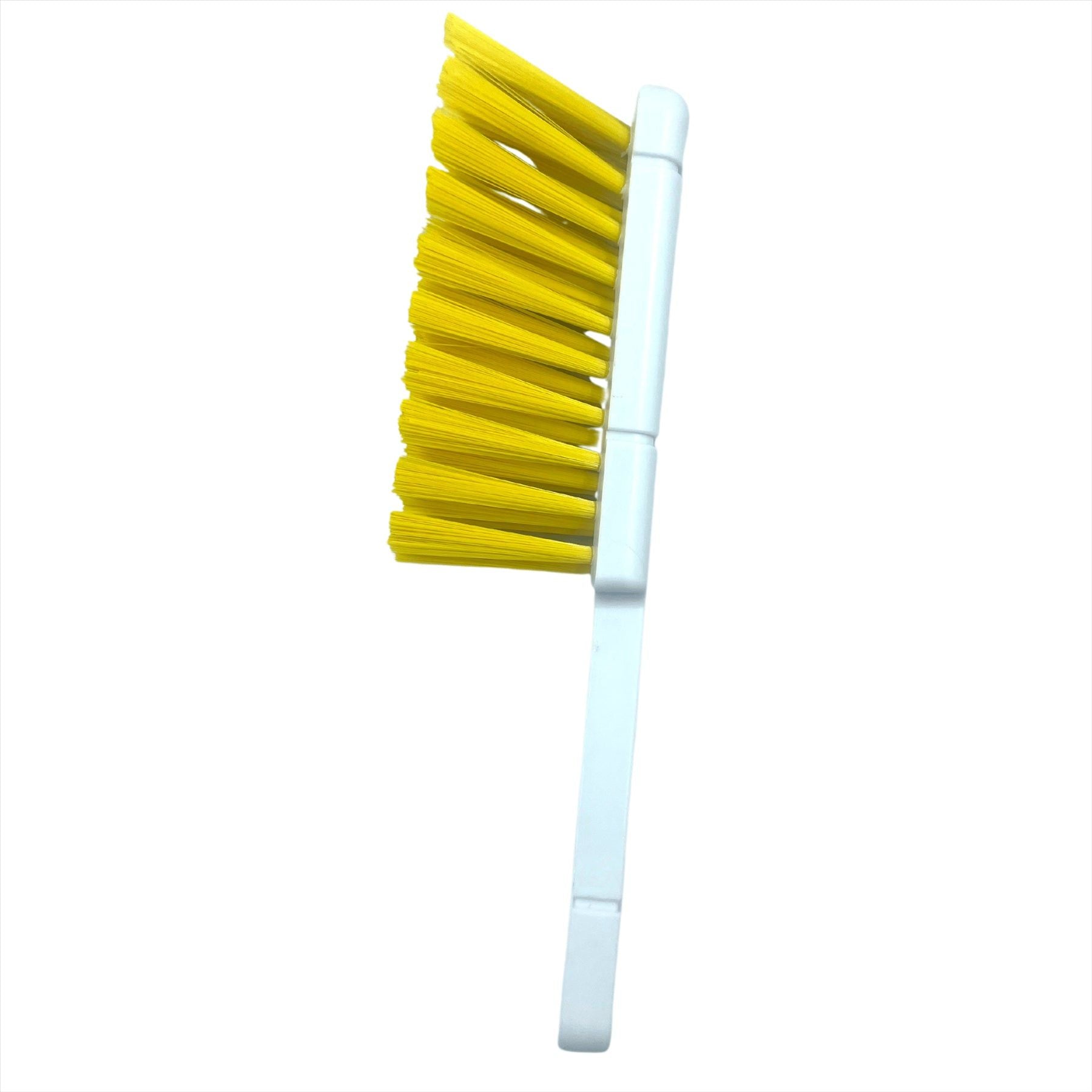 Yellow Colour Coded Hand Brush Soft Banister Hygiene Brush