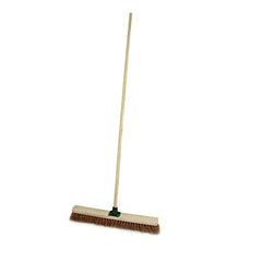 24" (60cm) Soft Coco Warehouse Platform Broom Large Soft Brush