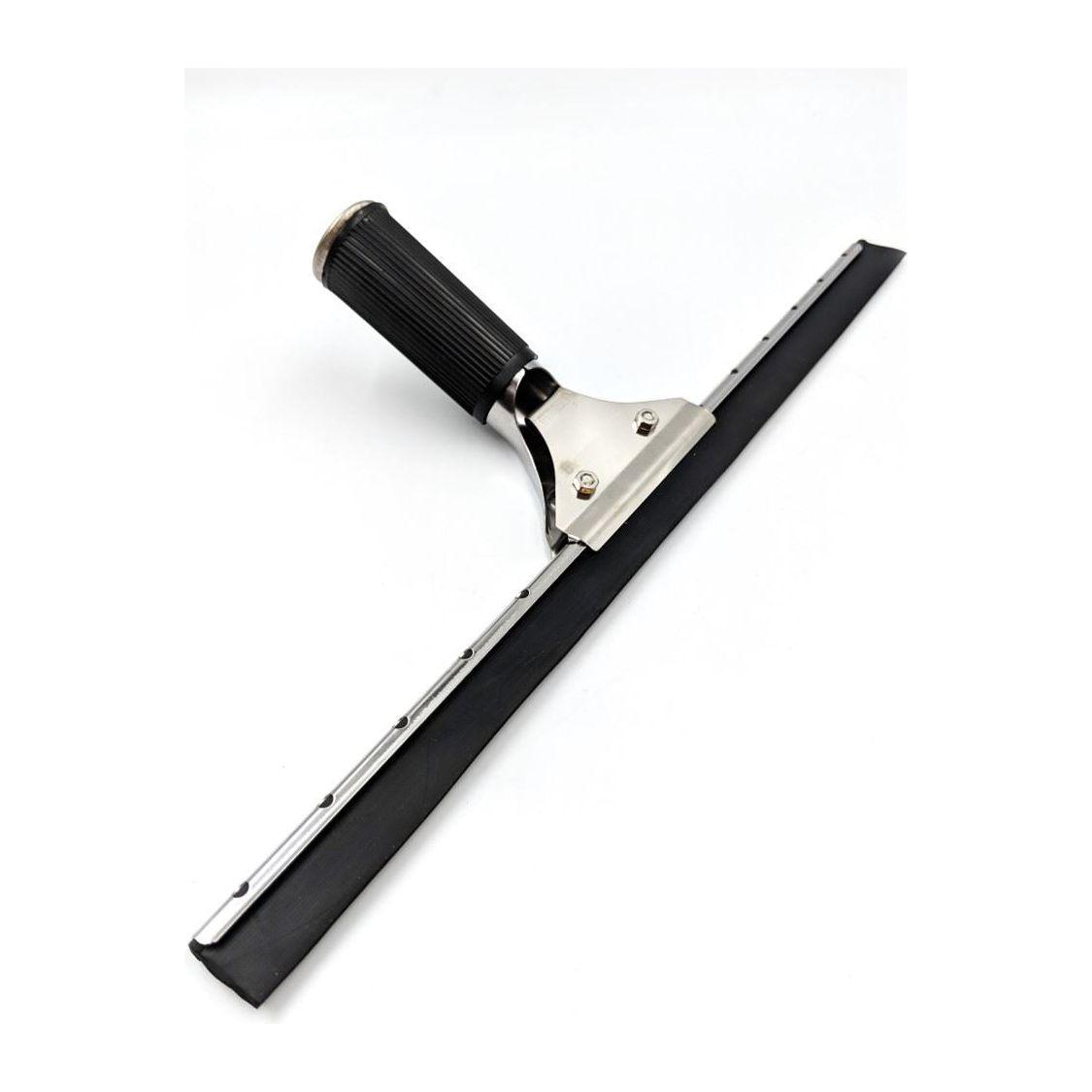 14" Stainless Steel Window Squeegee with Rubber Wiper Blade