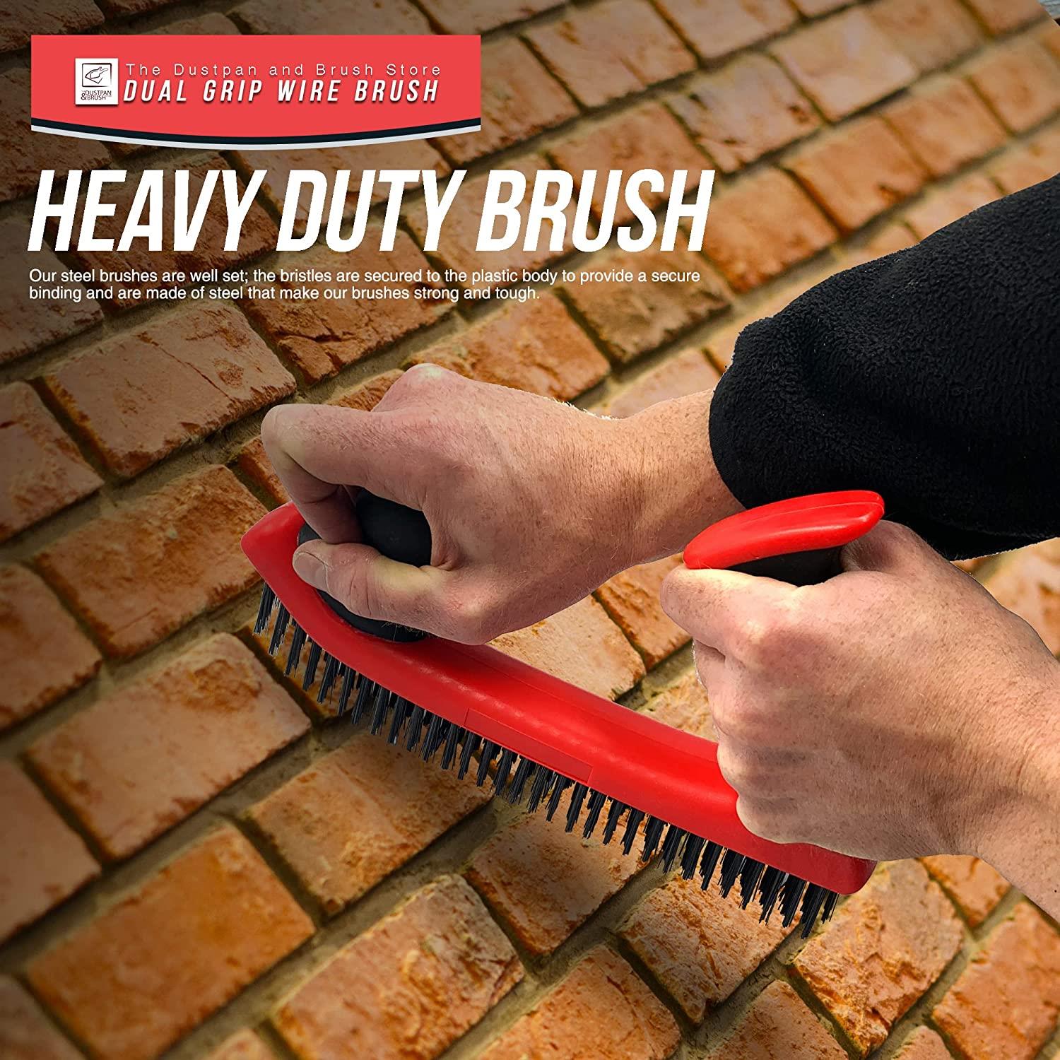 Dual Grip Heavy Duty Wire Brush