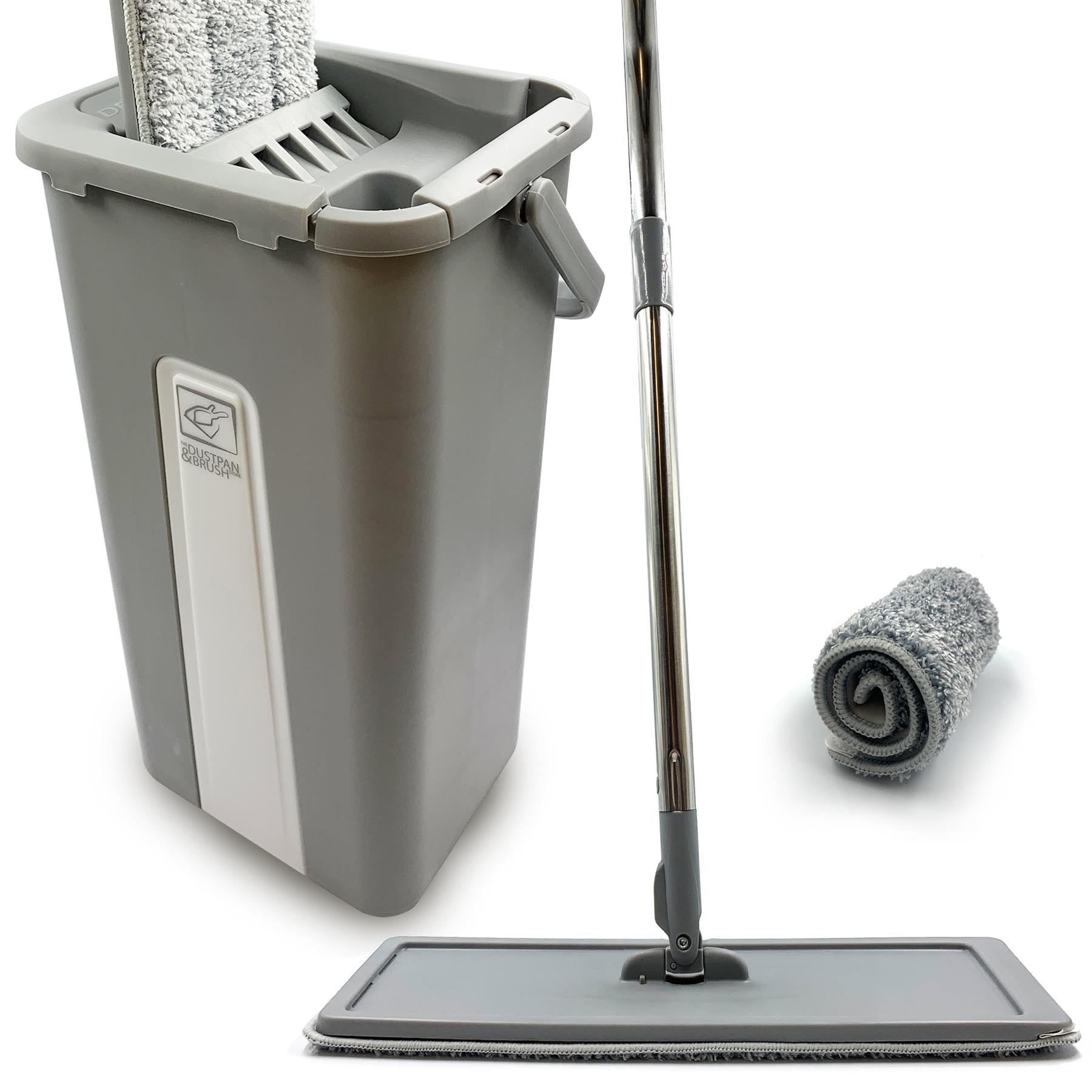 Magic Wash & Dry Flat Mop and Bucket Set