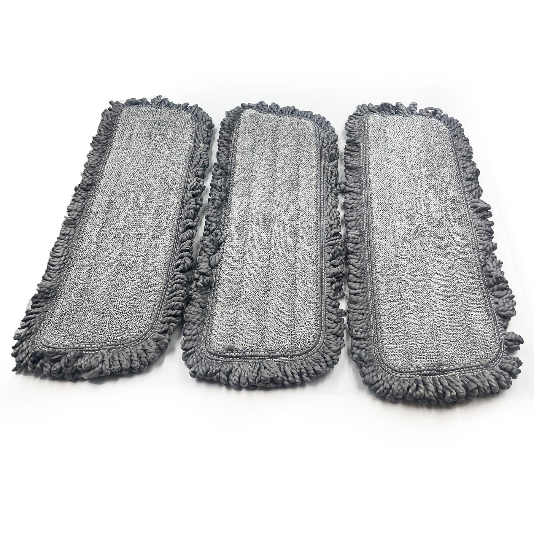 Replacement Microfibre Mop Heads for Spray Mop - Pack of 3