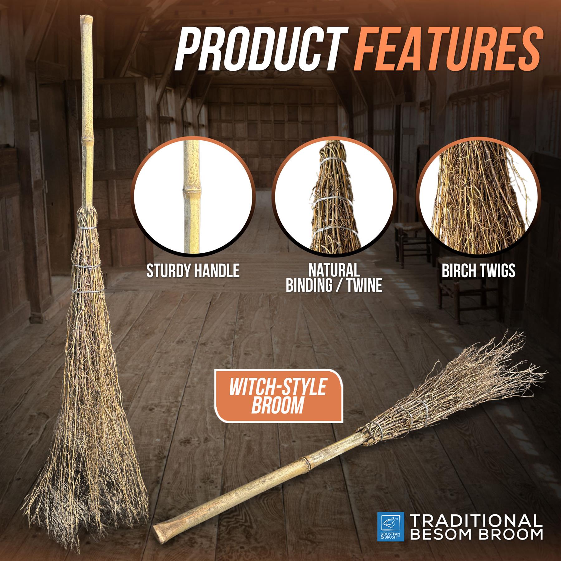 Bamboo Witches Broom 120cm