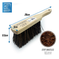 Newman and Cole Varnished Stiff PVC Hand Brush