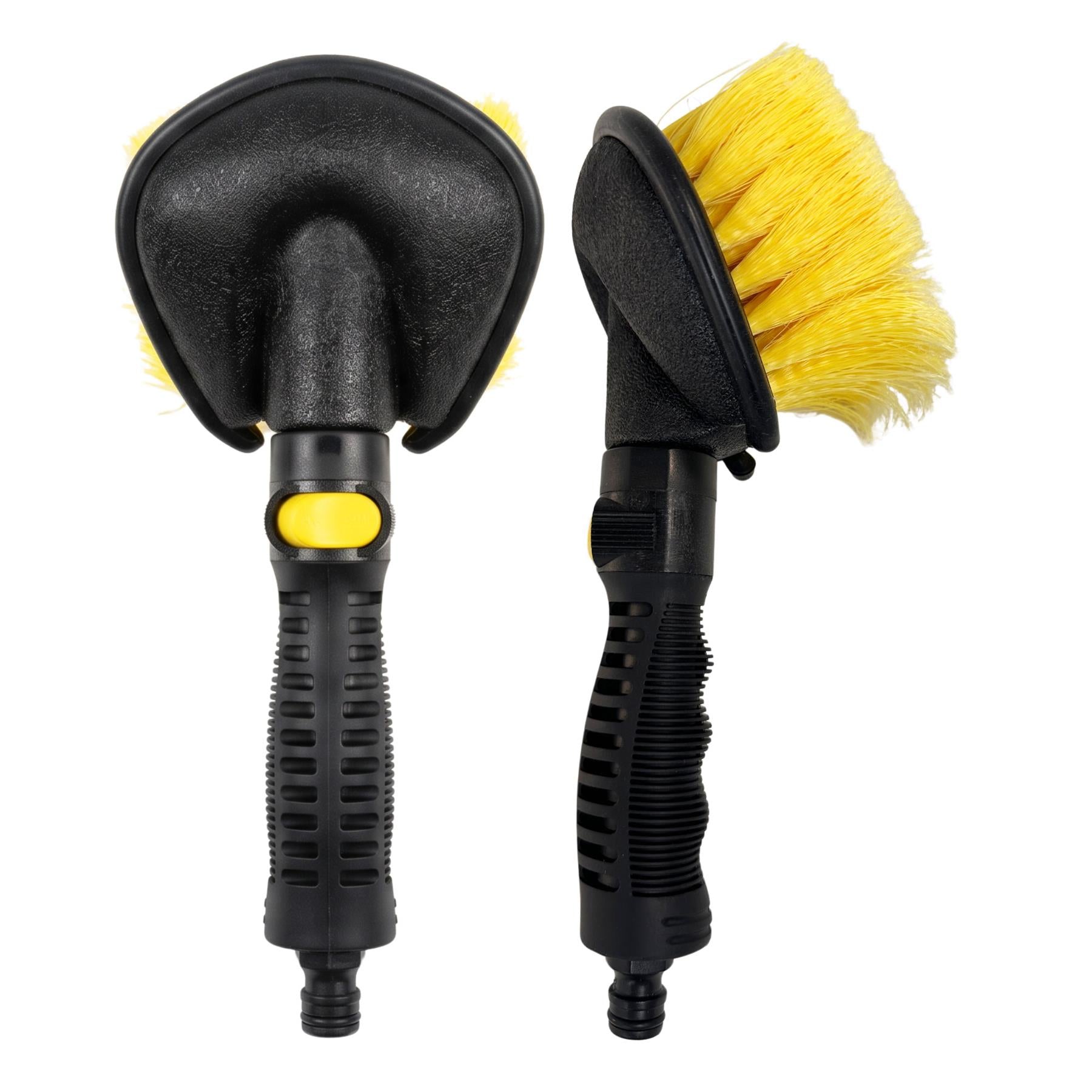 Water-Fed Hand Brush with On/Off Water Control
