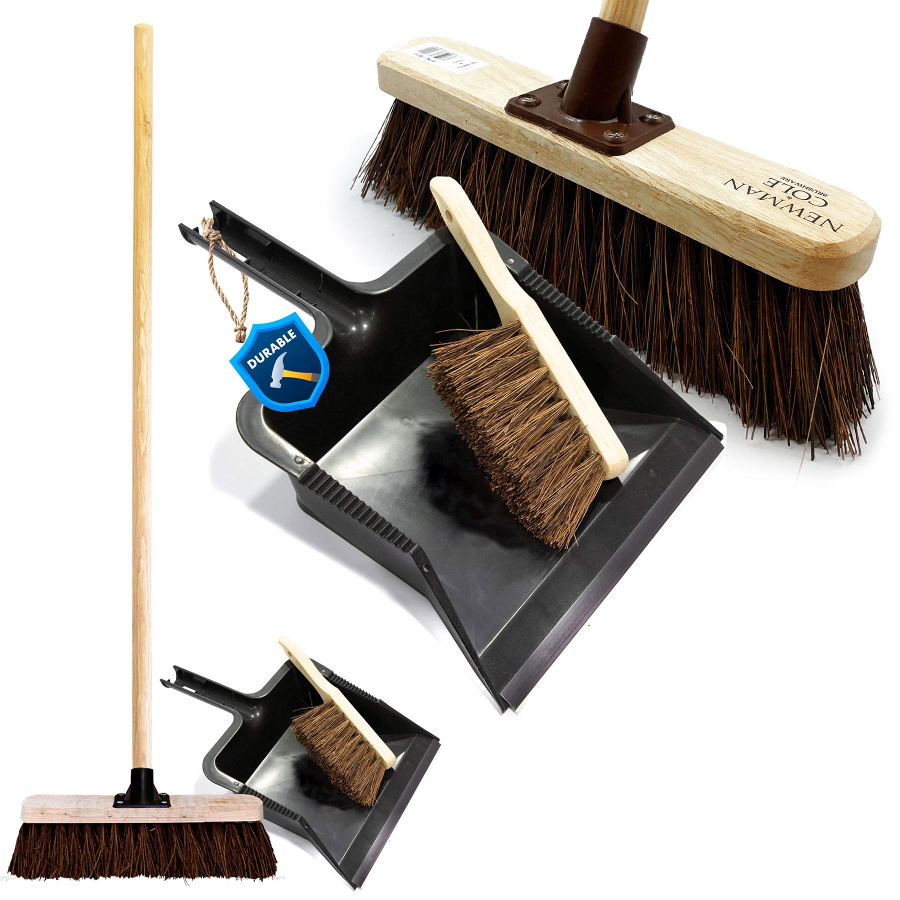 Dustpan and Brush with Broom Set