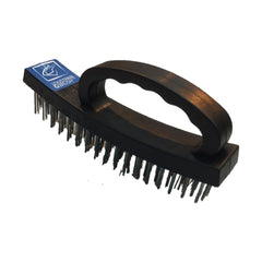 Wire Scrubbing Brush with D Grip Handle and Strong Metal Bristles