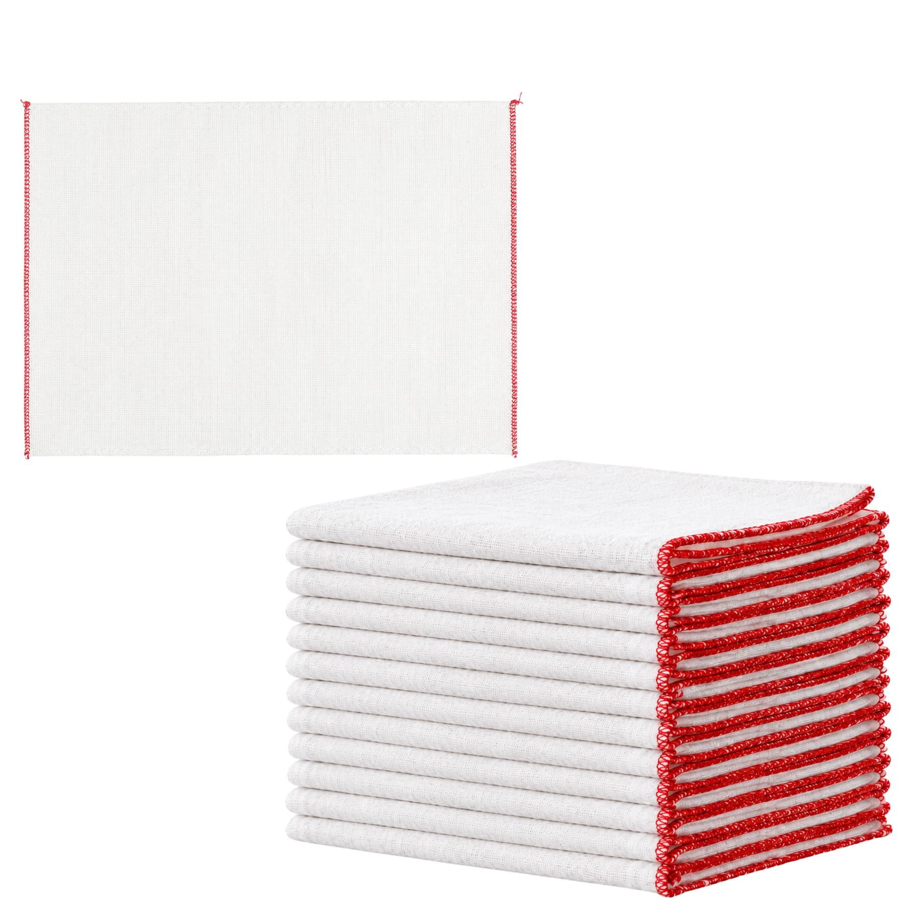 Cotton Dish Cloths 50 × 36cm | Pack of 12