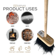 Fireside Companion Hearth Brush and Handle - The Dustpan and Brush Store