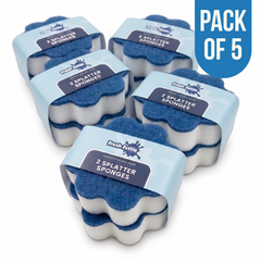 Fresh Fettle Splatter Sponge 5 Pack (10 sponges)
