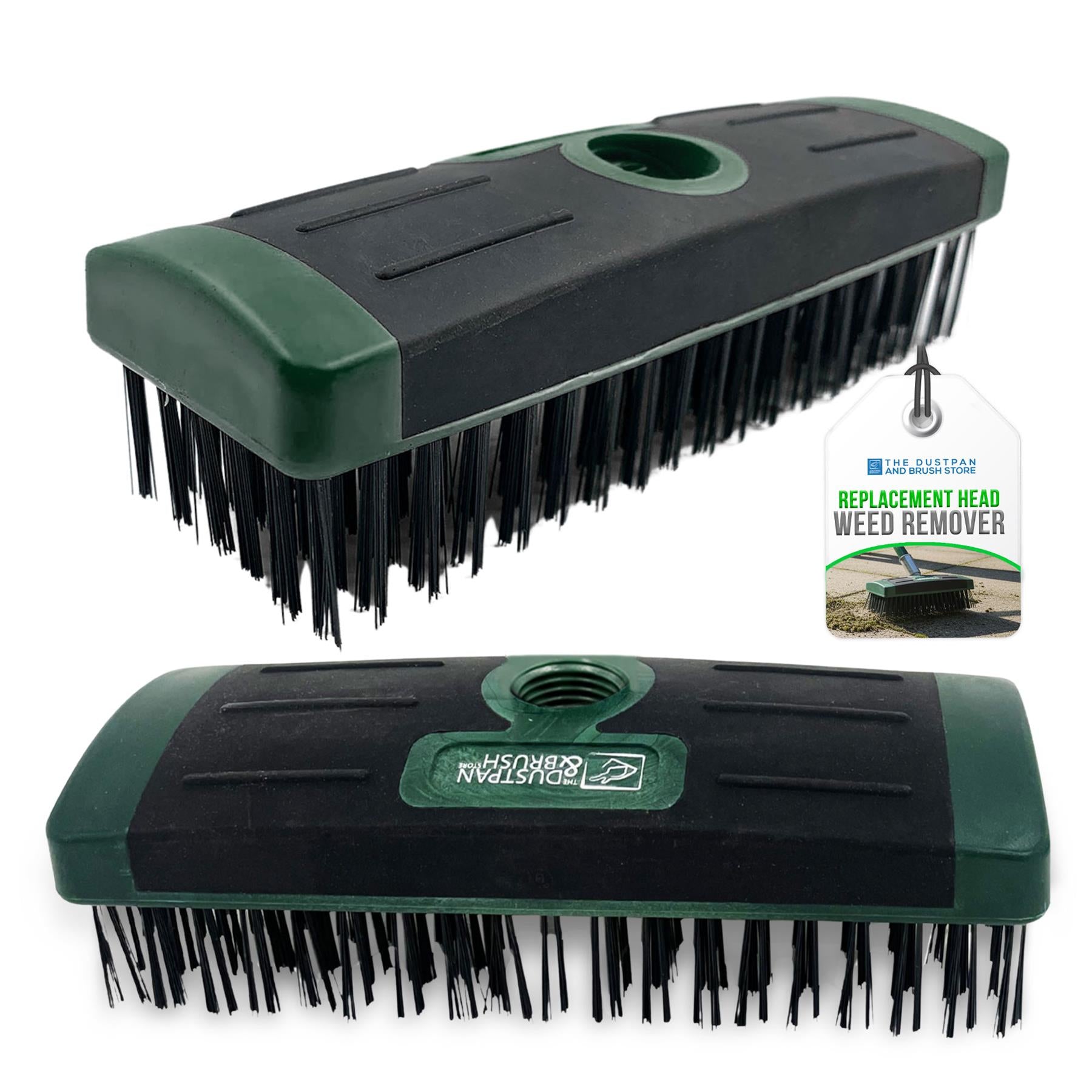 Replacement Weed Brush Head – Steel Wire Patio Cleaner - The Dustpan and Brush Store