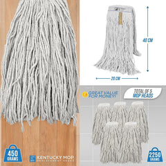 Kentucky Mop Head - Pack of 5 - The Dustpan and Brush Store