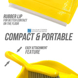TDBS Colour Coded Dustpan Set - YELLOW
