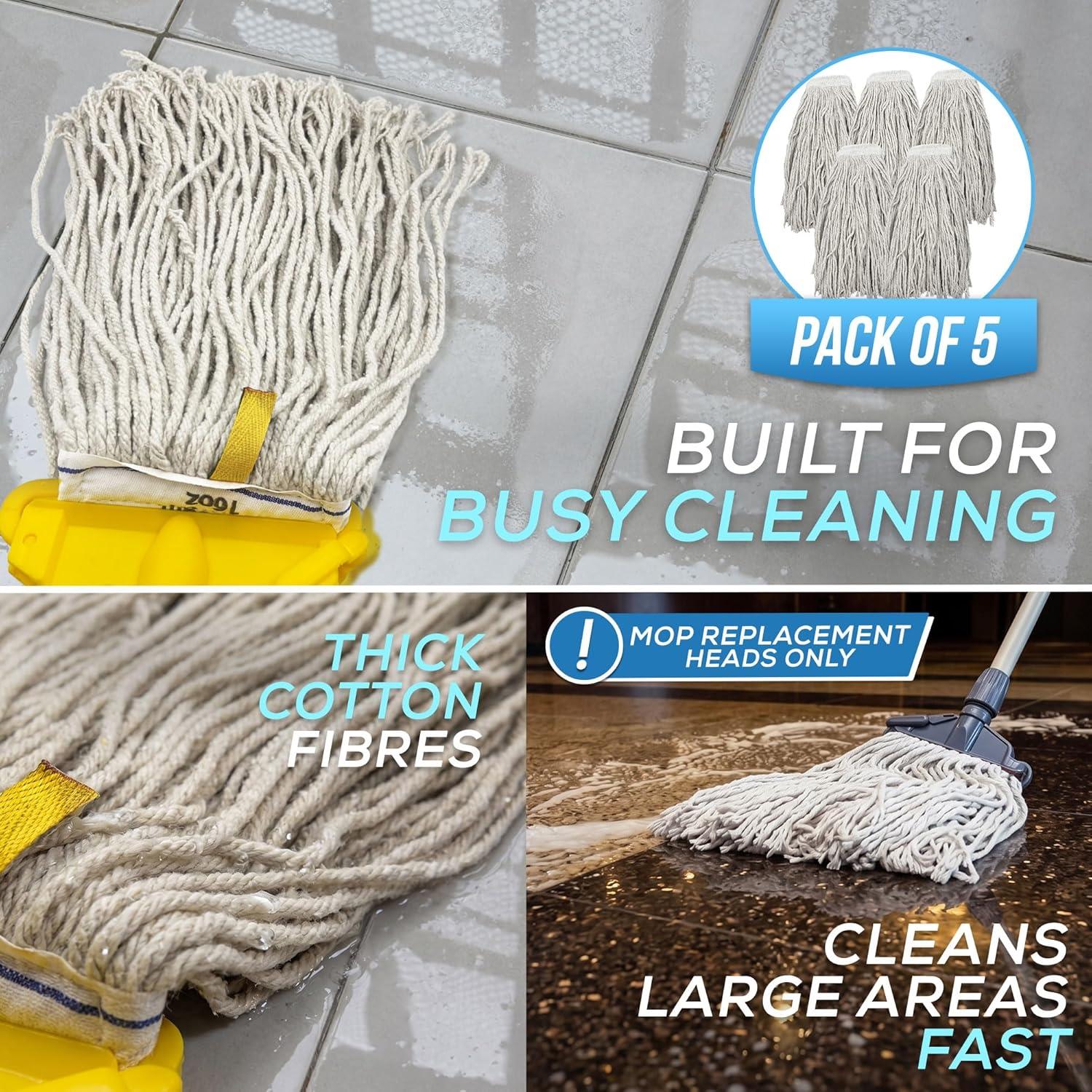 Kentucky Mop Head - Pack of 5 - The Dustpan and Brush Store