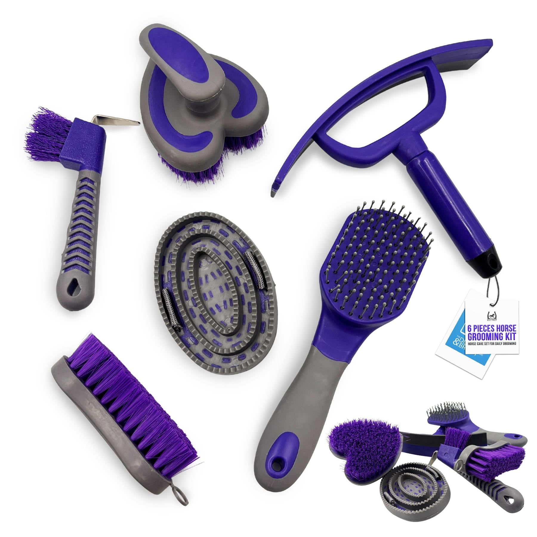Equi-Neat Starter 6 Piece Horse Grooming Kit