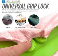 Microfibre Flat Mop for Laminate Wood & Hard Floors - The Dustpan and Brush Store
