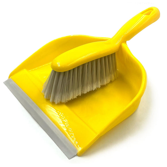 TDBS Colour Coded Dustpan Set - YELLOW