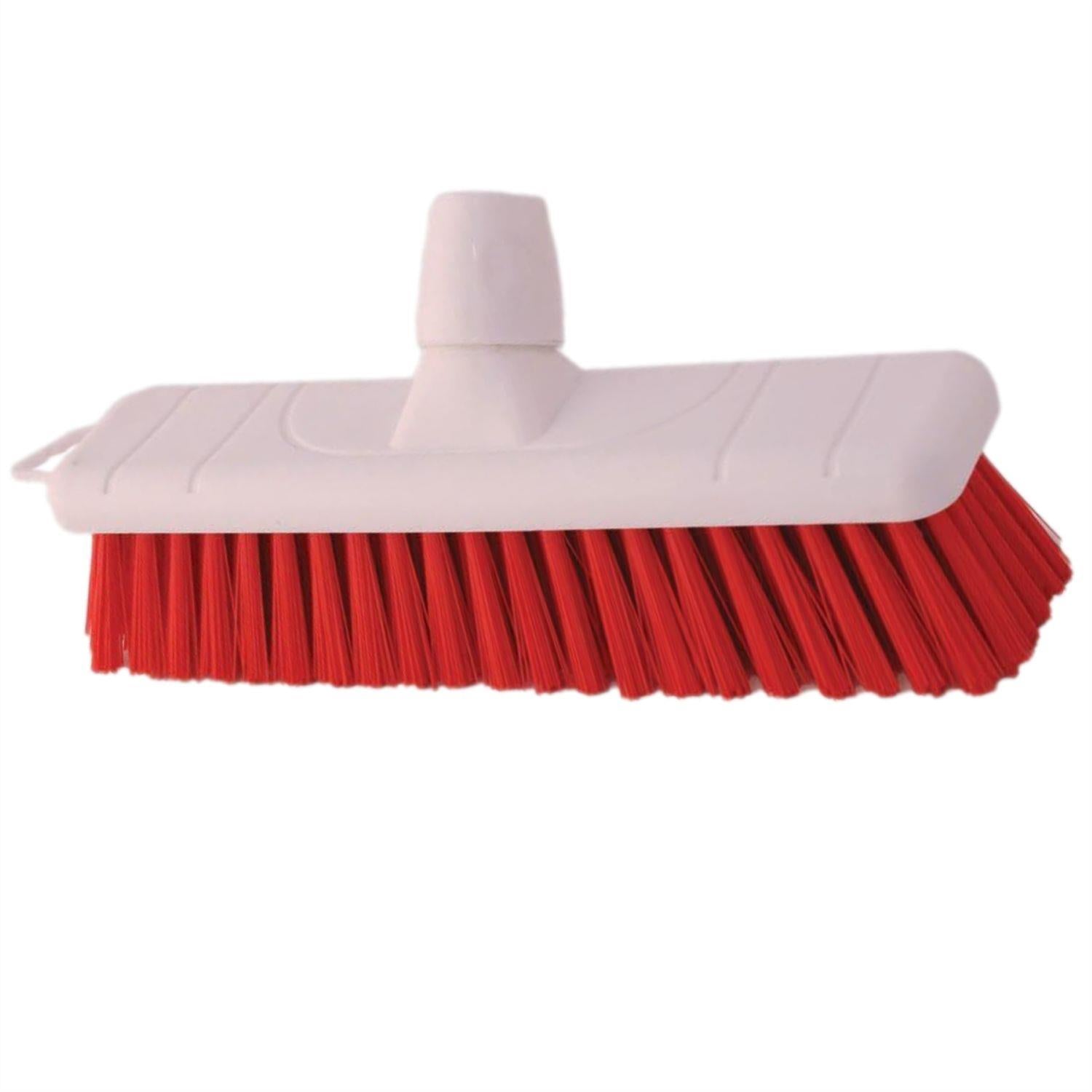 12" Soft Colour Coded Food Hygiene Broom Head - 4 Colours - The Dustpan and Brush Store