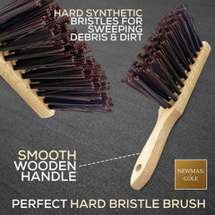 Newman and Cole Varnished Stiff PVC Hand Brush - The Dustpan and Brush Store