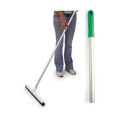 Green 18" Floor Squeegee Colour Coded Food Hygiene Floor Scraper Cleaner and Handle